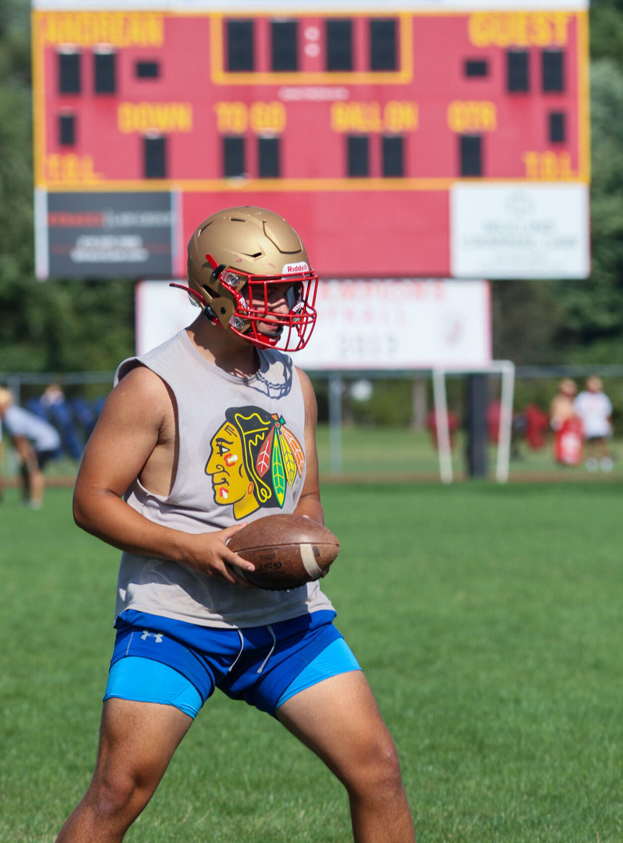 Andrean football practice